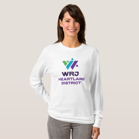 WRJ Heartland Long Sleeve T - Shirt mit Center Log (Vorne ganz)