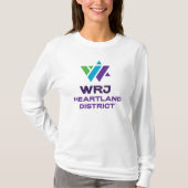 WRJ Heartland Long Sleeve T - Shirt mit Center Log (Vorderseite)