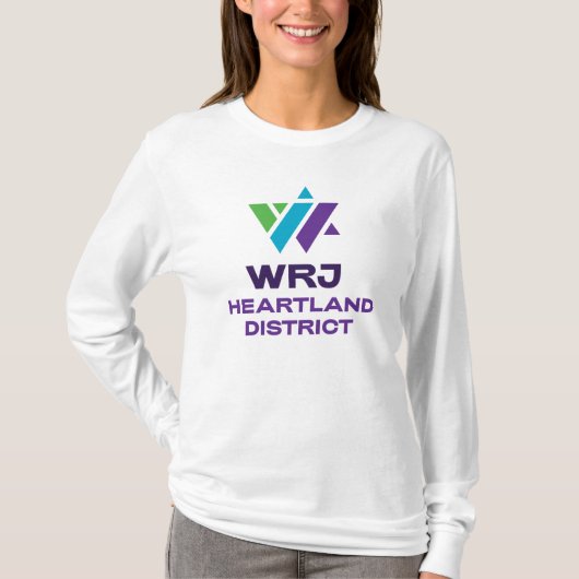 WRJ Heartland Long Sleeve T - Shirt mit Center Log (Vorderseite)