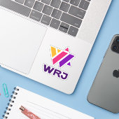 WRJ Laptop Sticker (Laptop mit iPhone)
