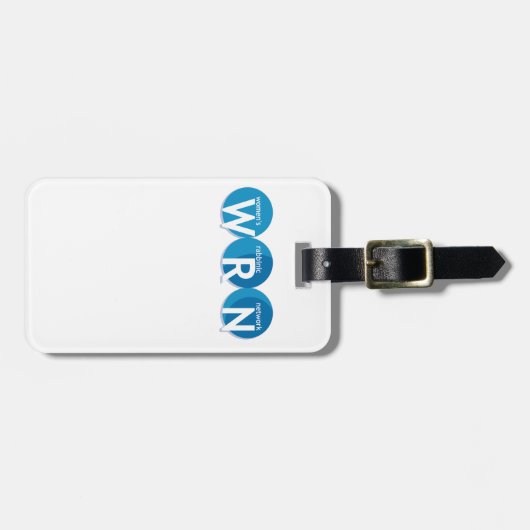 WRN-Gepäckmarke Gepäckanhänger (Vorderseite horizontal)