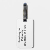 WRN-Gepäckmarke Gepäckanhänger (Rückseite vertikal)