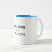 WRN im Übereinkommen von Michigan '25 Zweifarbige Tasse (VorderseiteRechts)