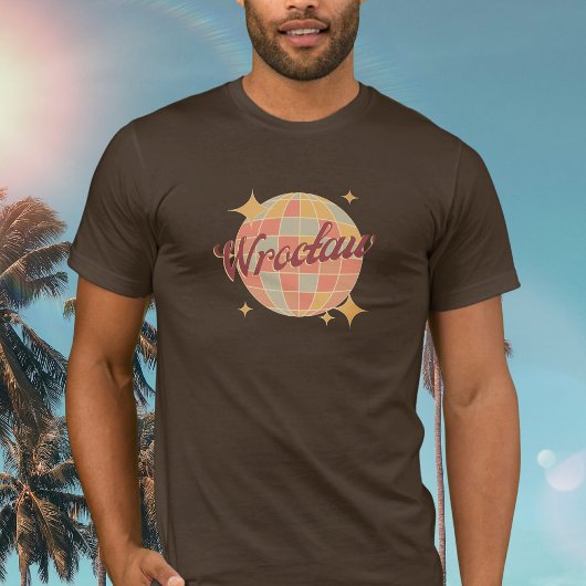 Wrocław Breslau Polen Retro Vintage Diskothek T-Shirt