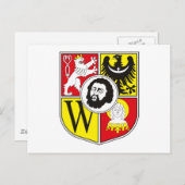 Wroclaw Coat of Arms Postkarte (Vorne/Hinten)