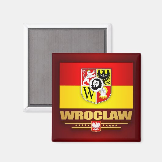 Wroclaw Magnet (Vorderseite/Rückseite)