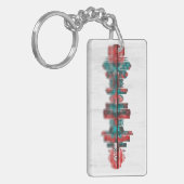 Wrocław Poland Skyline Schlüsselanhänger (Vorderseite links)