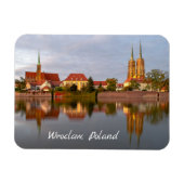 Wroclaw River Reflection Magnet (Horizontal)