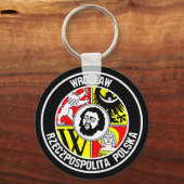 Wrocław-RundEmblem Schlüsselanhänger (Vorderseite)