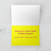 Wrong Holiday Gift Feiertagskarte (Innenseite)