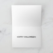 Wrong Line Halloween Card Karte (Innenseite)