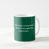 Wrong notes organist's mug kaffeetasse (VorderseiteRechts)