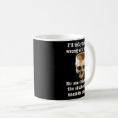 Wrong With Society - Don't Drink From Enemy Skulls Kaffeetasse (VorderseiteRechts)