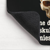 Wrong With Society - Don't Drink From Enemy Skulls Mousepad (Ecke)