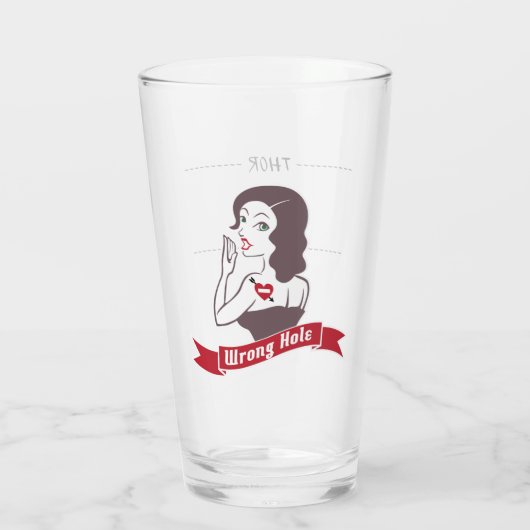 WrongHole planiert Glas (Rückseite)