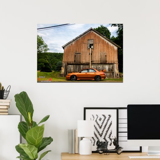 WRX für eine Spin im Land Poster (Heimbüro)
