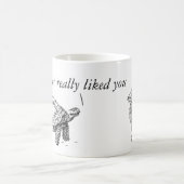 Wry Humor-Tasse der Schildkröte und der Hasen Kaffeetasse (Mittel)