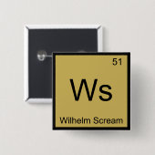 Ws - Symbol-T-Shirt für Wilhelm-Screenshot Chemie- Button (Vorne & Hinten)