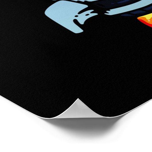 WSB AN DER MON WallStreetBets GME AMC Poster (Ecke)