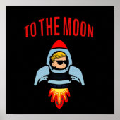 WSB AN DER MON WallStreetBets GME AMC Poster (Vorne)