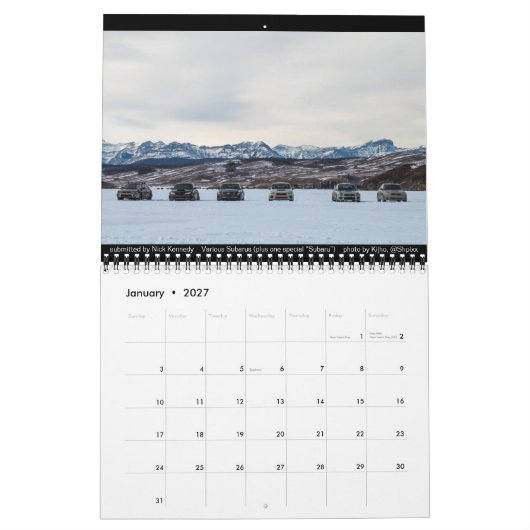 WSC 2017 Kalender (Jan 2027)