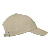WSCO Logo-Ball-Cap - Khaki Bestickte Baseballkappe (Rechts)