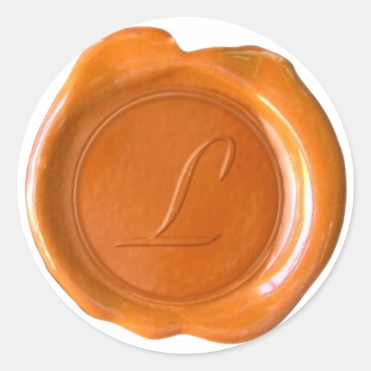 WSM Custom - Courtney - L - Orange Runder Aufkleber (Vorderseite)