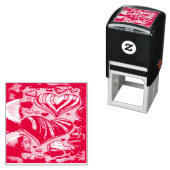 WSSBX Candy Heary Self Inking Rubber Briefmarke Permastempel (Beispiel)