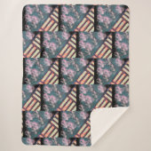 WSSBX - PINK TILE Sherpa Blanket Sherpadecke (Vorderseite)