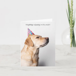 Wszystkiego najlepszego w dniu urodzin, Polnisch Karte