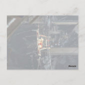 WTC6 40% transparentes Bild, auf Postkartenrücksei Postkarte (Rückseite)