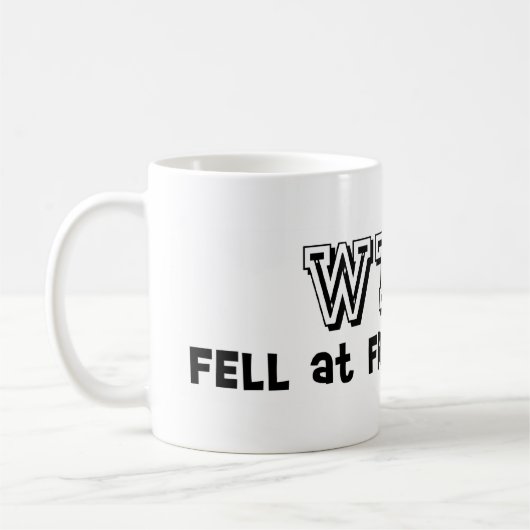 WTC 7 fiel bei freier Sturzgeschwindigkeit Kaffeetasse (Links)