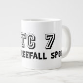 WTC 7 geht mit freier Geschwindigkeit zurück Jumbo-Tasse (Vorderseite Rechts)