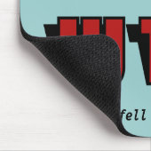WTC 7 WTF auf blau Mousepad (Ecke)