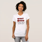 WTC 7 WTF: Gebäude 7 fiel mit freier Fallgeschwind T-Shirt (Vorne ganz)