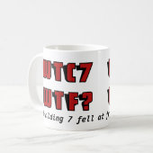 WTC 7 WTF? KAFFEETASSE (Vorderseite Links)