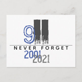 WTC 911 Gray Vergiss nie 20 Jahre Postkarte