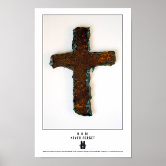 WTC Steel Cross Print Poster