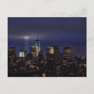 WTC Tribute in Light - 9.11.2011, zweimal täglich Postkarte