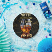 WTF 50 Men's 50. Geburtstagsparty Pappteller (Party)