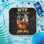 WTF 50 Men's 50. Geburtstagsparty Pappteller (Party)