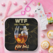 WTF 50 Men's 50. Geburtstagsparty Pappteller (Party)