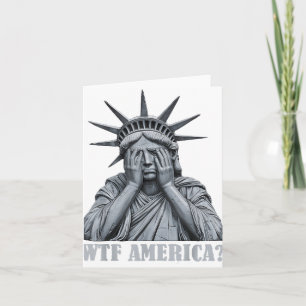 Wtf America_ Anti-Trump Politik und Demokratie Karte