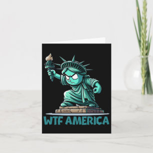 Wtf Amerika - Anti-Trump-Politik und Demokratie Karte