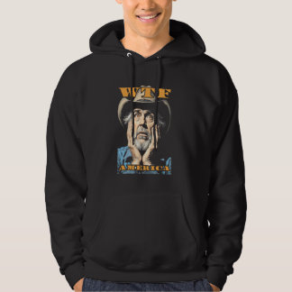 WTF Amerika Trauriger Cowboy Wilder Westen Amerika Hoodie