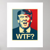 WTF - Anti-Trump-Poster - Anti-Trump - Poster (Vorne)