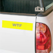 WTF … AUTOAUFKLEBER (Auf Lkw)