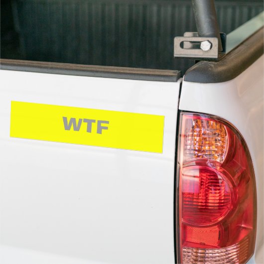 WTF                                            … AUTOAUFKLEBER (Auf Lkw)