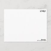 WTF Bat Creature Postcard Postkarte (Rückseite)