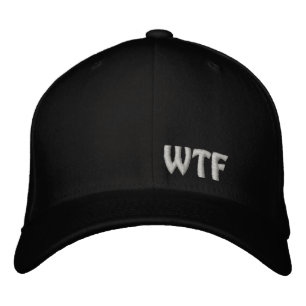 WTF bestickte Baseballmütze Flexfit Wollmütze Kappe